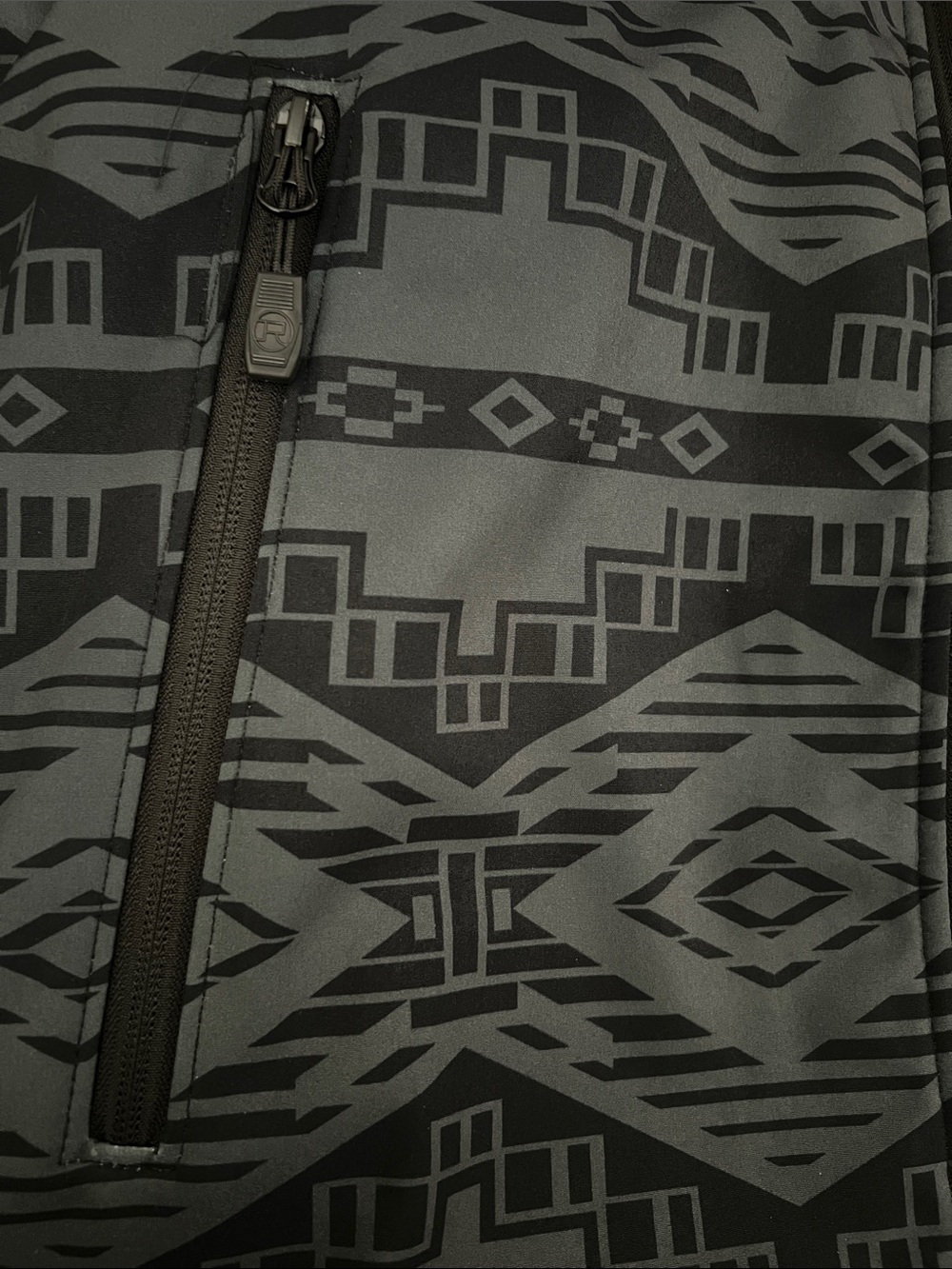 🌟NWT🌟 Roper Mens Black Aztec Softshell Jacket - Picture 13 of 13